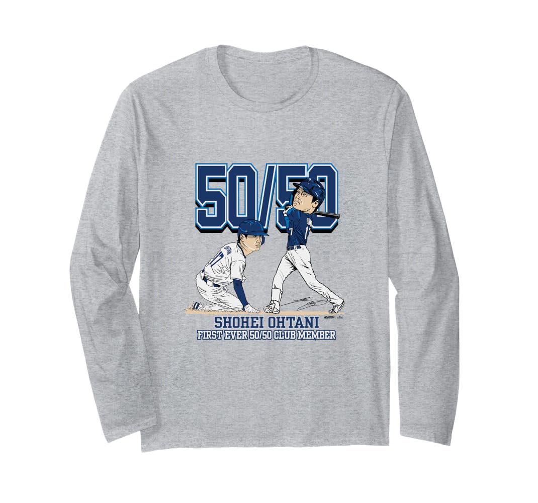 大谷翔平 ロサンゼルス 50/50記念Ｔシャツ　MLBPA公式ライセンス商品 Amazon | 大谷翔平 ロサンゼルス 50/50 クラブライトニングMLB